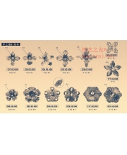 Iron art flower