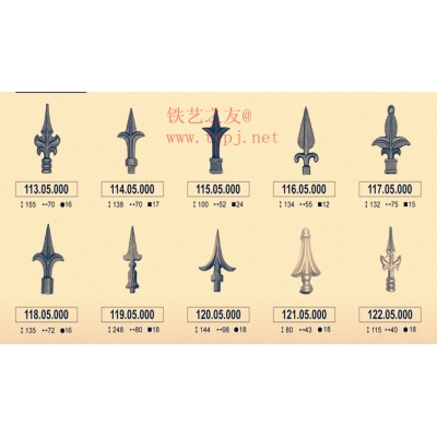 Iron art spearhead